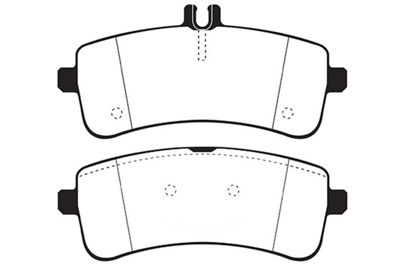 EBC DP32350C 2015+ Mercedes-Benz C63 S AMG (W205) 4.0L Twin Turbo Redstuff Rear Brake Pads