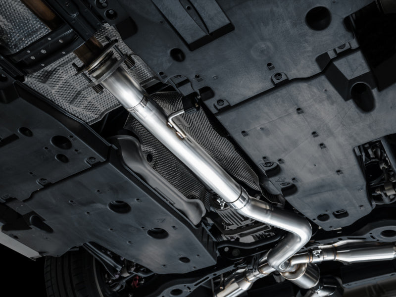 AWE Tuning 3020-53472 2023+ Toyota GR Corolla Track Edition Exhaust - Diamond Black Tips