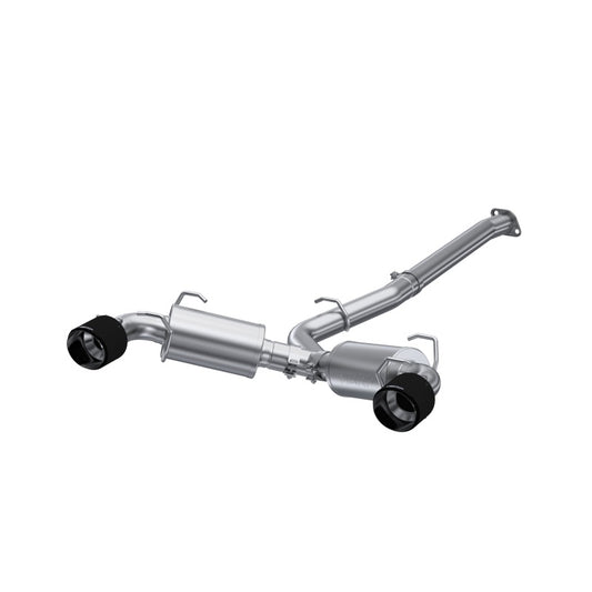 MBRP S48043CF 13-16 Subaru BRZ 2.0L/ 2.4L 3in Dual Split Rear Cat Back w/CF Tips- T304