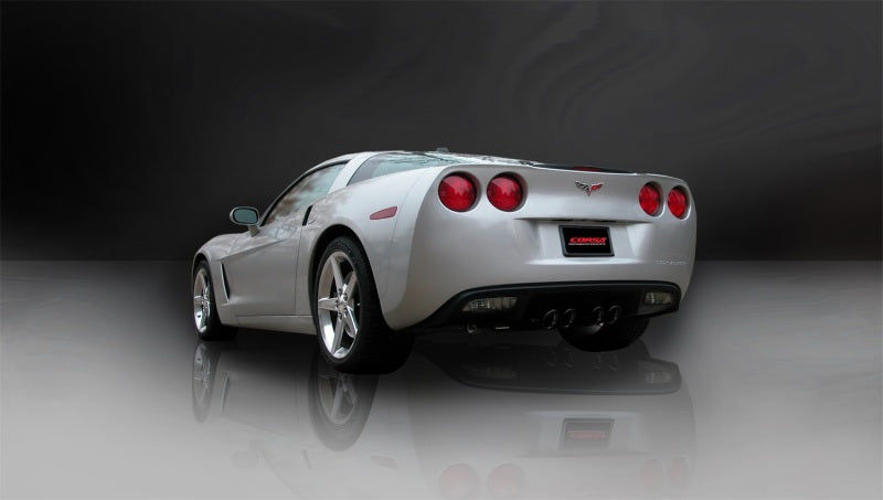 CORSA Performance 14169BLK Corsa 2005-2007 Chevrolet Corvette C6 6.0L V8 Black Sport Axle-Back Exhaust