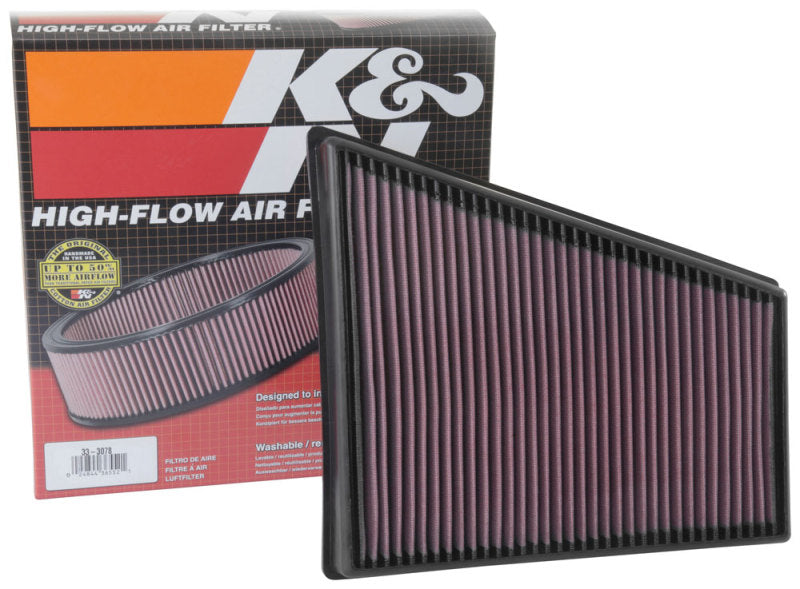 K&N Engineering 33-3078 K&N 16-18 Porsche 718 Boxster H4-2.0L Drop In Air Filter