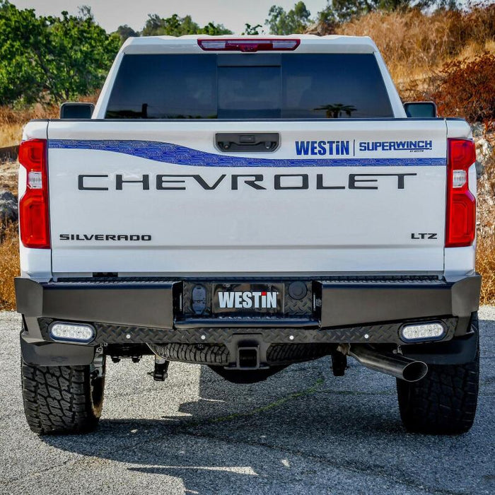 Westin 58-341185 19-20 Chevy Silverado 1500 HDX Bandit Rear Bumper - Black