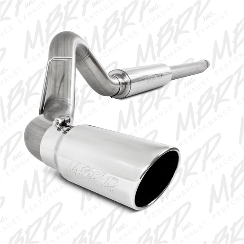 MBRP S5246409 11-13 Ford F-250/350/450 6.2L V8 Gas 4in Cat Back Single Side T409 Exhaust System