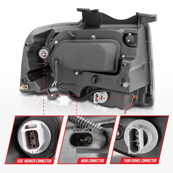 ANZO 111114 ANZ LED/Projector Headlights