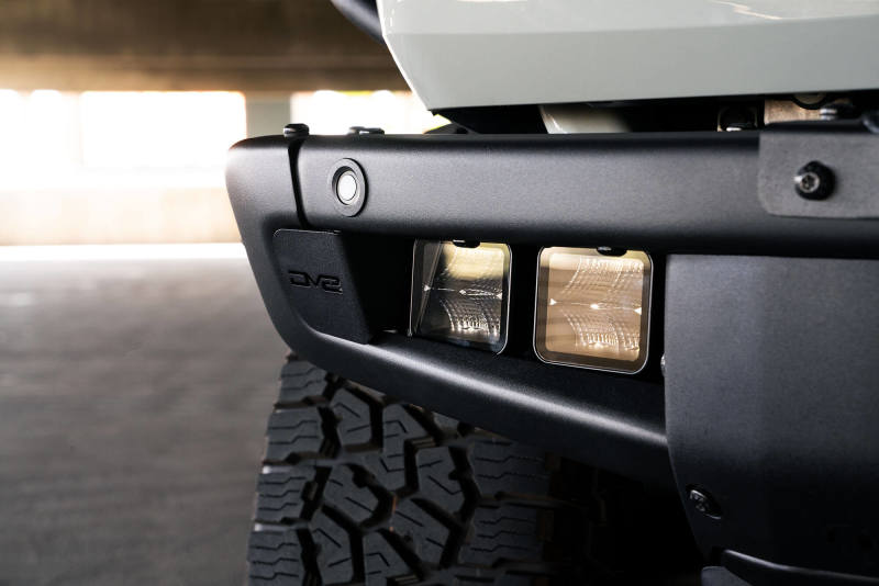 DV8 Offroad LBBR-05 21-22 Ford Bronco Factory Bumper Pocket Light Mount (Pair) 3in LED Pod Lights