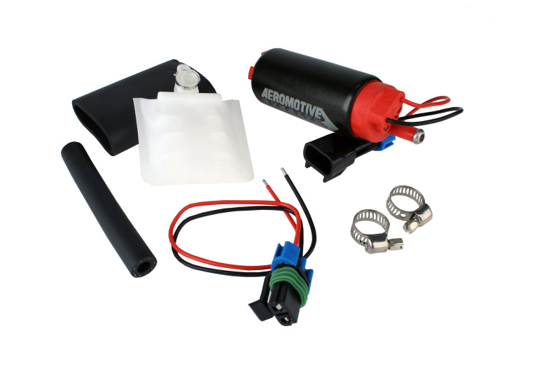 Aeromotive 11542 340 Series Stealth In-Tank E85 Fuel Pump - Offset Inlet - Inlet Inline w/Outlet