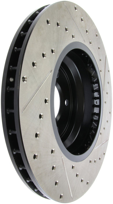Stoptech 127.34093R StopTech 07-09 BMW 335 (E90/E92/E93) Slotted & Drilled Right Front Rotor