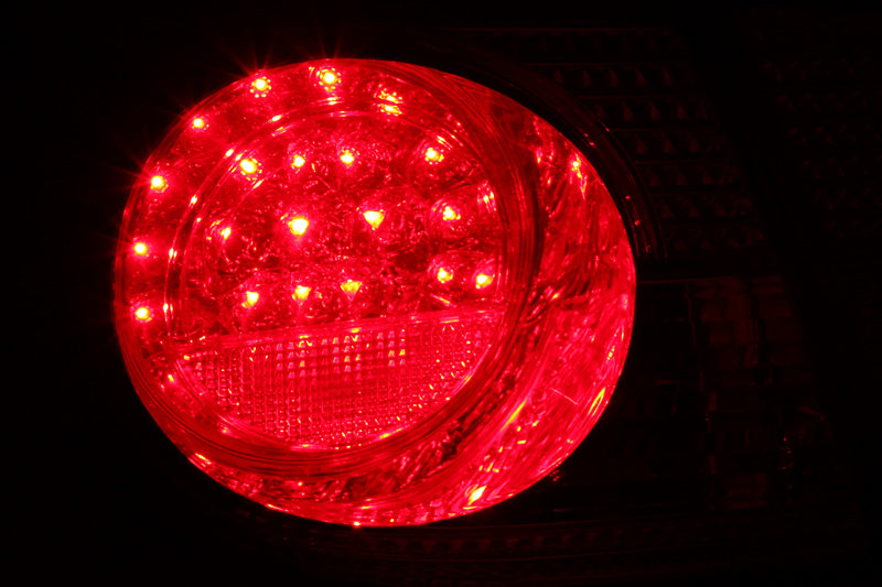 ANZO 321190 2003-2008 Toyota Corolla LED Taillights Red Clear 4pc