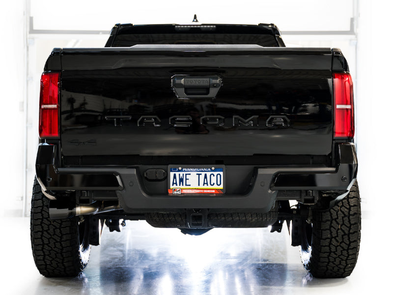 AWE Tuning 3015-33254 AWE Exhaust for 4th Gen Toyota Tacoma Dual Diamond Black Tips