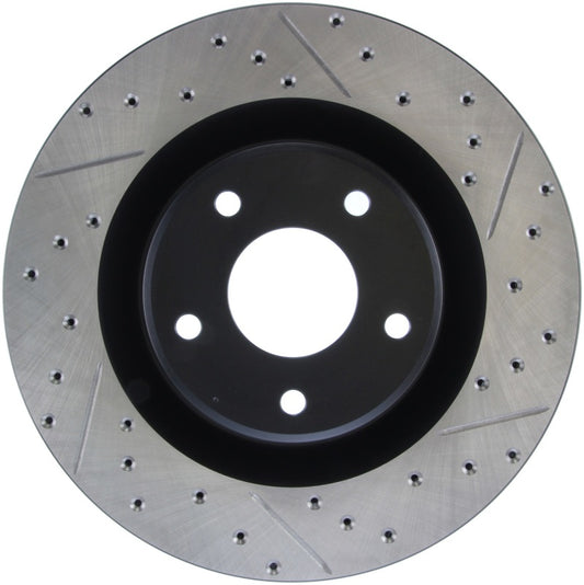 Stoptech 127.62085L StopTech Power Slot 05-07 Cadillac XLR / 06-09 Chevy Corvette Front Left Drilled & Slotted Rotors