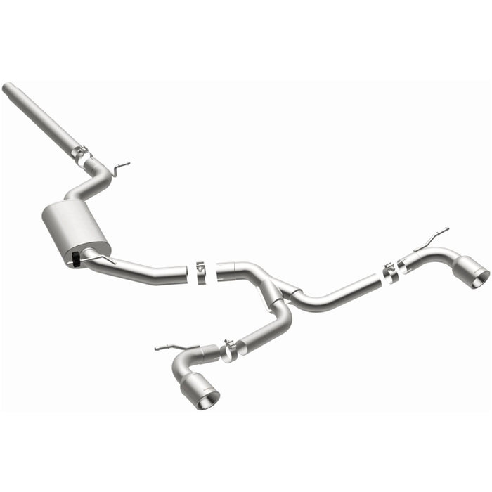 Magnaflow 15357 MagnaFlow SYS C/B Dual Split Rear Exit 4in Polished Tips 2015 VW GTI 2.0L Turbo