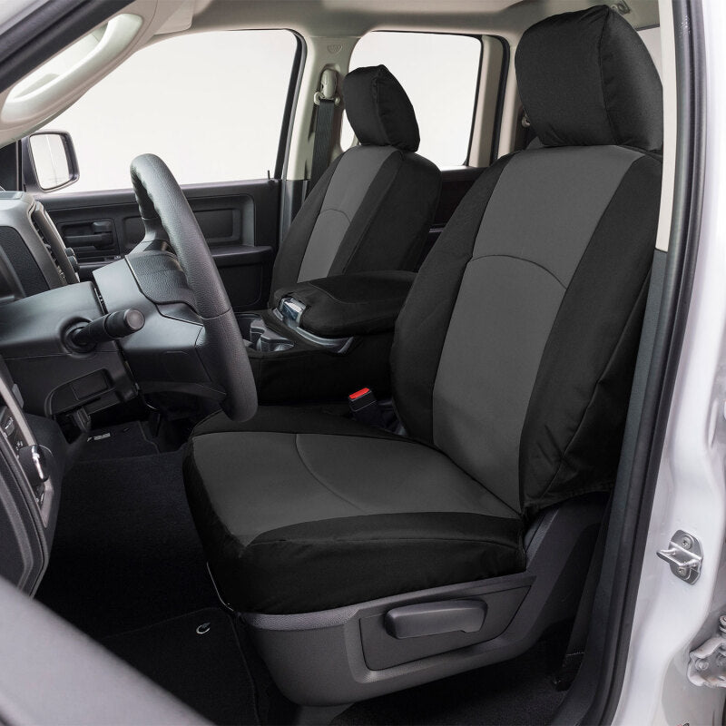 Covercraft GTC4139ENCB 19-24 Chevrolet Silverado Endura PrecisionFitSecond Row Seat Covers - Charcoal/Blk