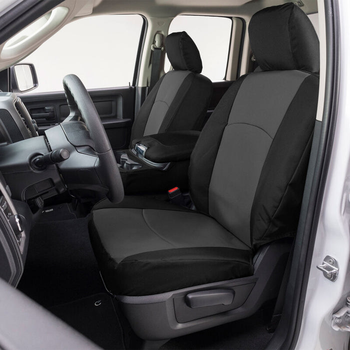 Covercraft GTC4139ENCB 19-24 Chevrolet Silverado Endura PrecisionFitSecond Row Seat Covers - Charcoal/Blk