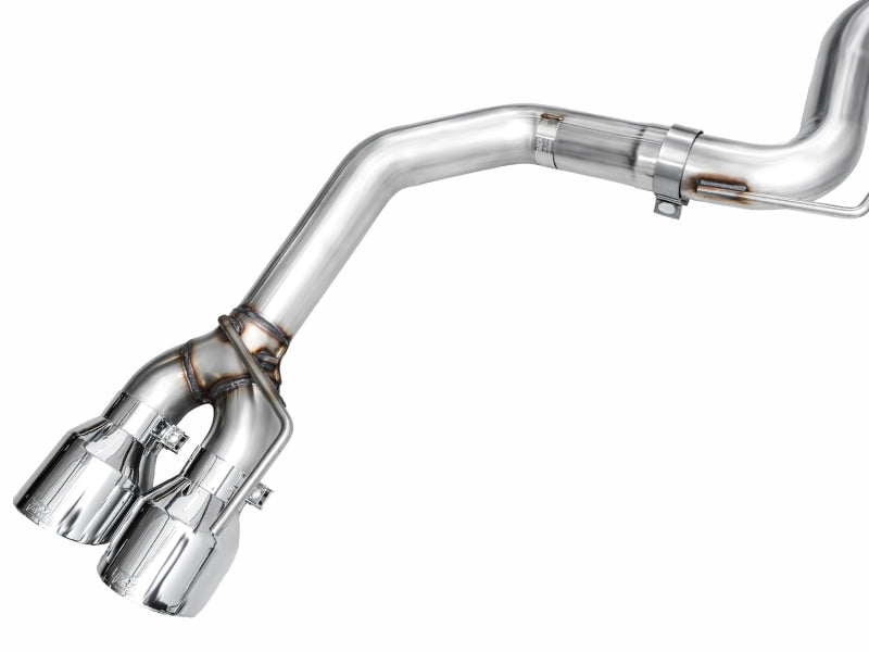 AWE Tuning 3020-42650 AWE 2024 Ford Mustang GT Fastback S650 RWD Track Edition Catback Exhaust w/ Quad Chrome Silver Tips