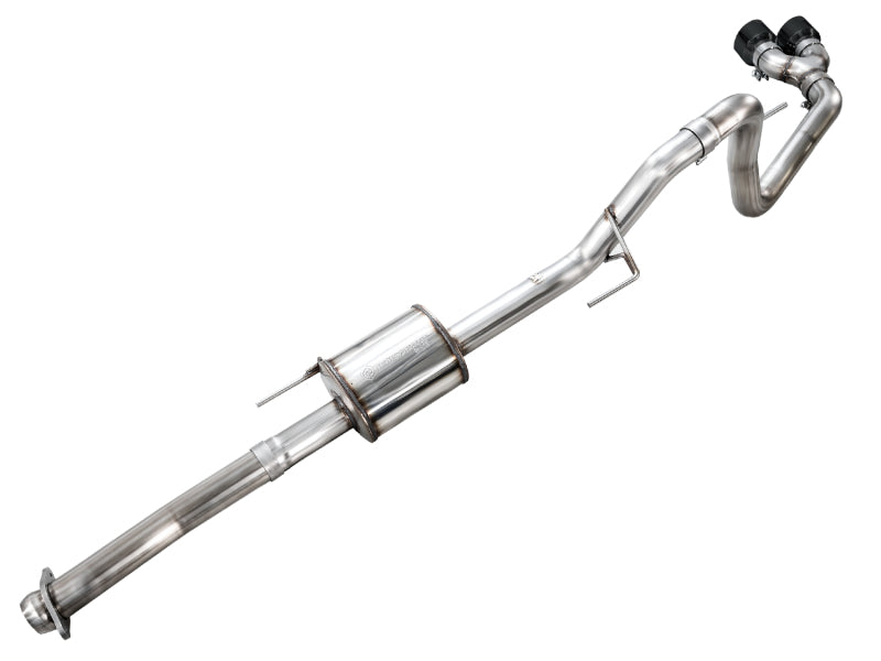 AWE Tuning 3015-33145 AWE 21-25 Ford F150 (14th Gen Reg Cab) Cat-Back Exhaust - 4.5in Dual Side Exit Diamond Black Tips