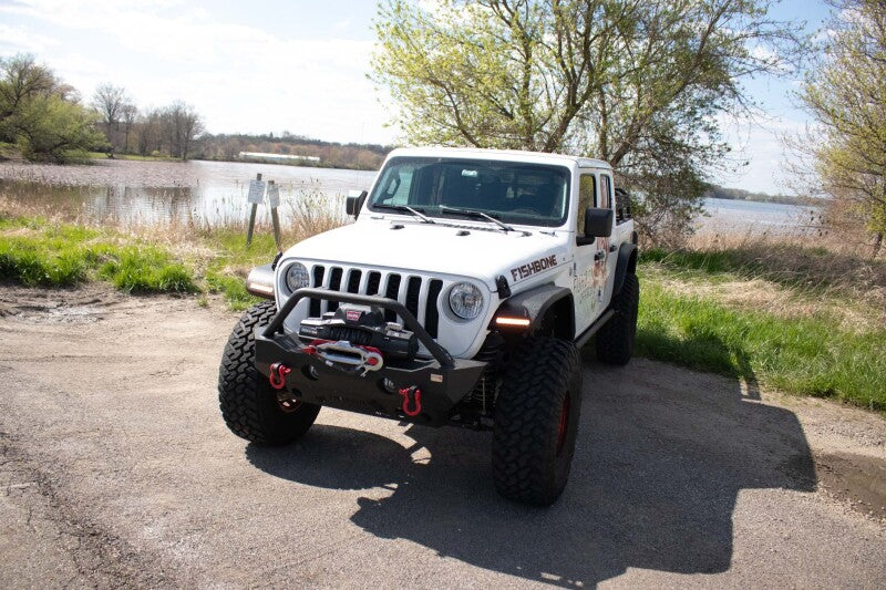 Fishbone Offroad FB31456 2018+ Jeep JL & 2020+ JT 7in Turn Signal & Side Marker Lights and Brackets
