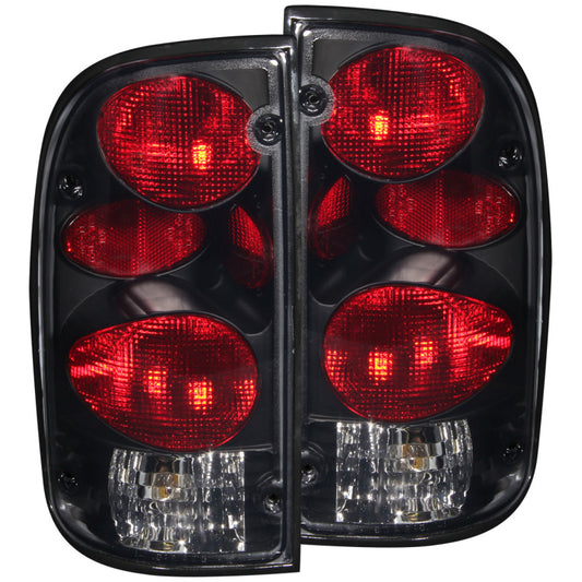 ANZO 211180 1995-2000 Toyota Tacoma Taillights Dark Smoke G2