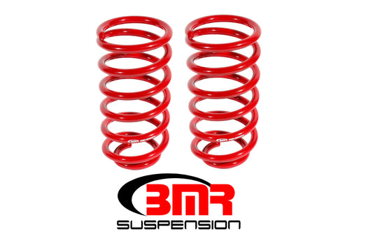BMR Suspension SP029R BMR 79-04 Ford Mustang (Ex. 99-04 Mustang Cobras w/ IRS) 1in Drop Rear Lowering Springs - Red