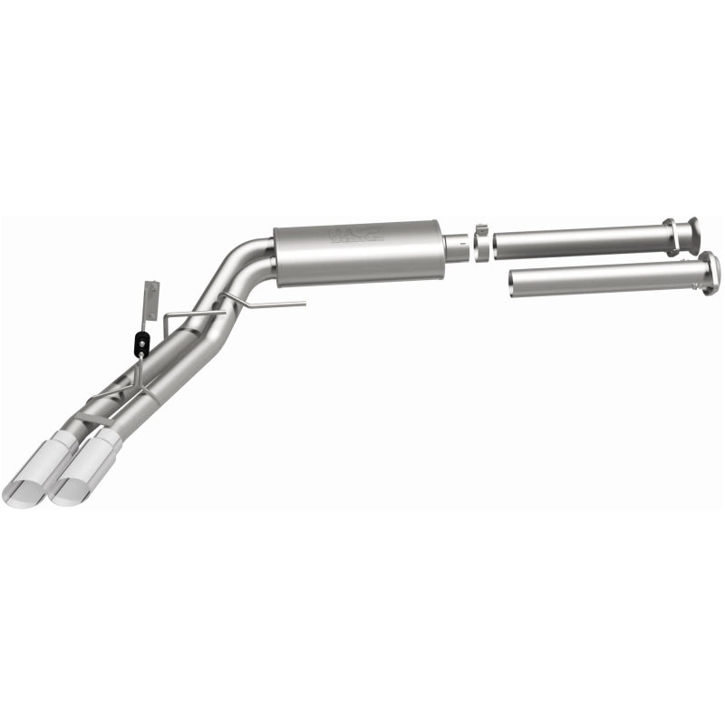 Magnaflow 19563 15-21 Ford F-150 Street Series Cat-Back Performance Exhaust System- Polished Side Exit
