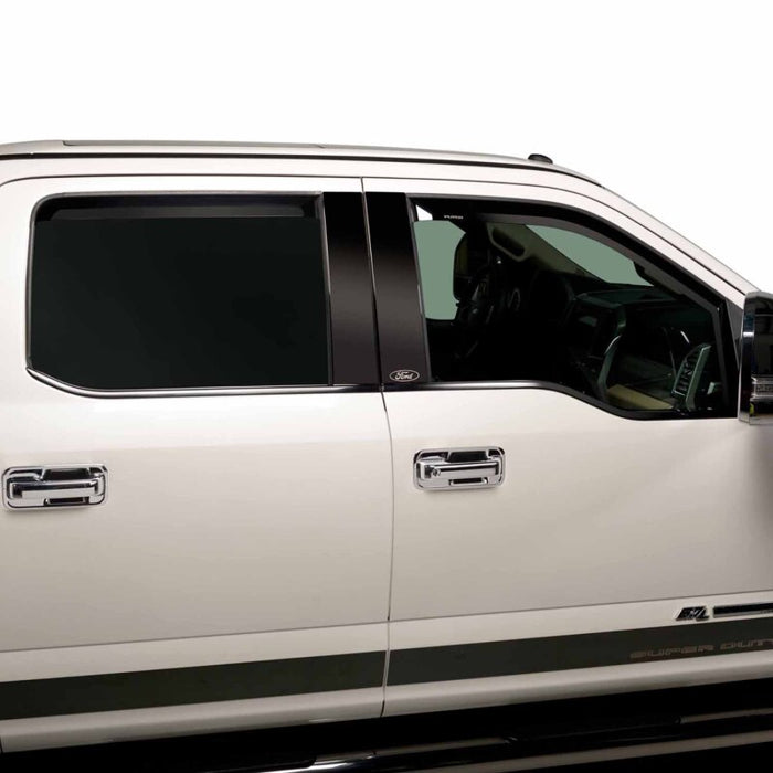 Putco 402680BPFD 17-20 Ford SuperDuty - Crew Cab / SuperCab w/ Keypad Black Platinum Pillar Posts Classic