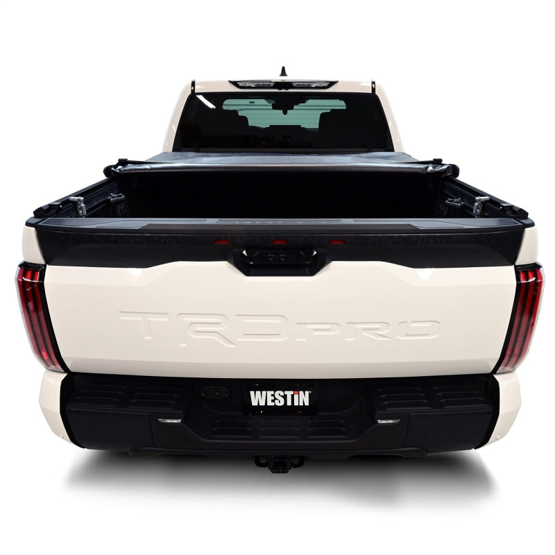 Westin 19-10285 22-24 Toyota Tundra 5.5ft. Bed Soft Roll Tonneau Cover - Black