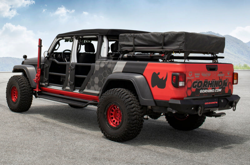 Go Rhino 5935000T 20-22 Jeep Gladiator JT/16-22 Toy. Tacoma/05-21 Nssn Frontier XRS Cross Bars Kit - Tex. Blk