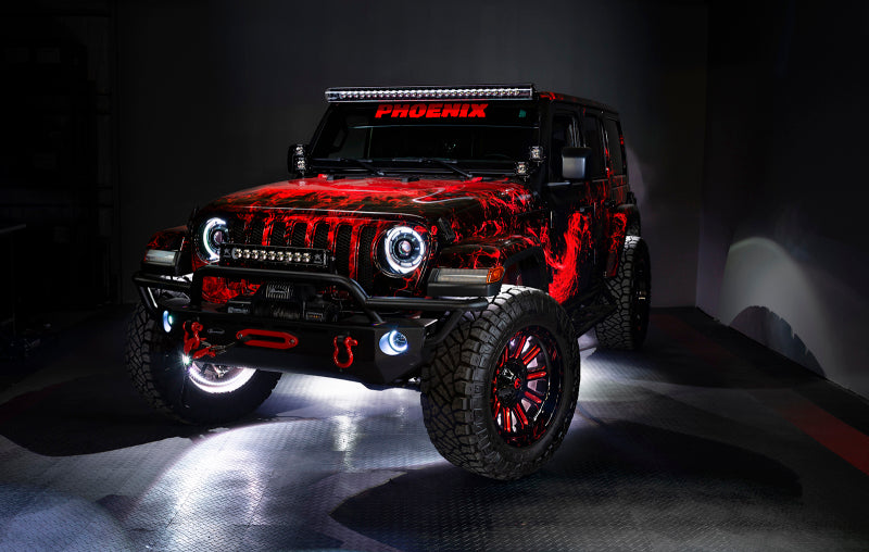 ORACLE Lighting 5796-333 Oracle Bluetooth Underbody Rock Light Kit - 4 PCS - ColorSHIFT