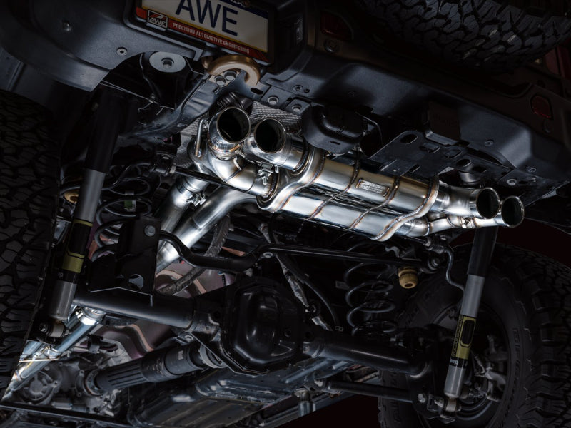 AWE Tuning 3025-41392 AWE 21+ Wrangler 392 Switchpath Cat-Back Exhaust- Quad BashGuards