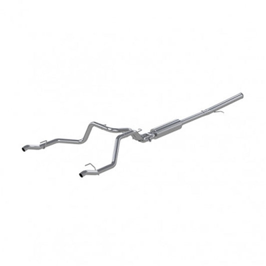 MBRP S5065304 19-Up Chevy Silverado 1500 6.2L 2.5in Catback Dual Rear Exit T304 SS