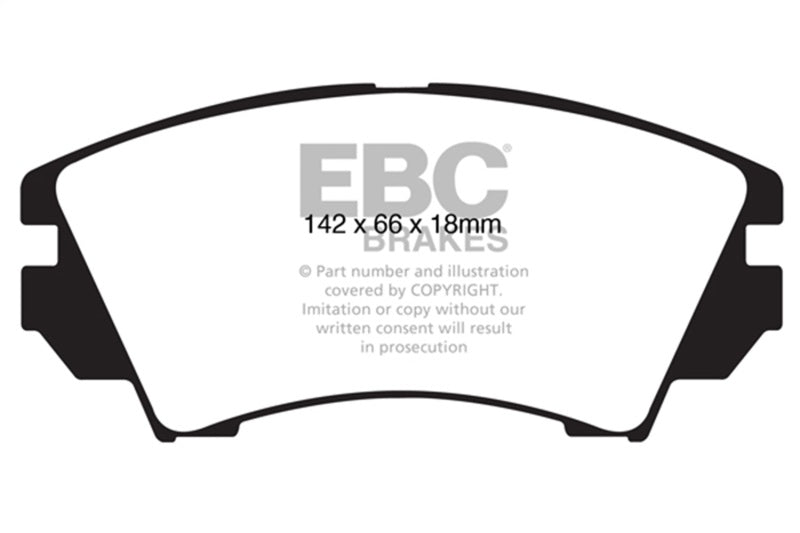EBC DP32014C 10+ Buick Allure (Canada) 3.0 Redstuff Front Brake Pads