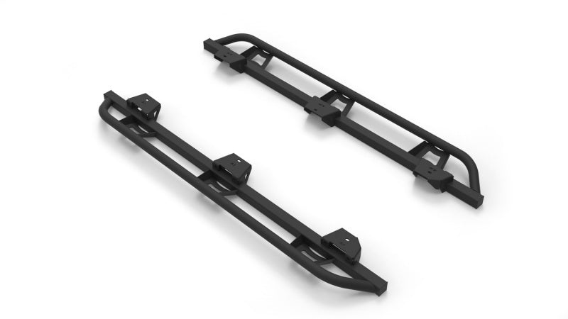 N-Fab TSJ184-TX Trail Slider Steps 18-20 Jeep Wrangler JL 4 Door SUV - SRW - Textured Black