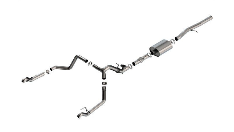 Borla 140996 2024 Chevy Silverado 1500 6.2L V8 ATAK Catback Exhaust (Use Fact Fascia Tips)