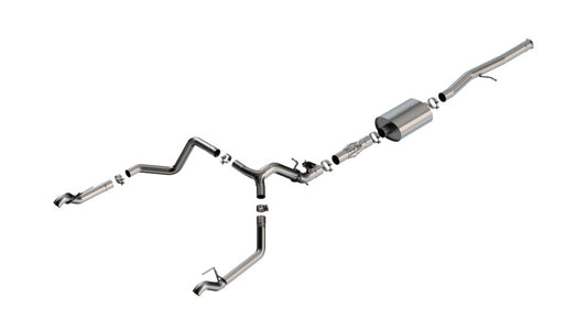 Borla 140996 2024 Chevy Silverado 1500 6.2L V8 ATAK Catback Exhaust (Use Fact Fascia Tips)