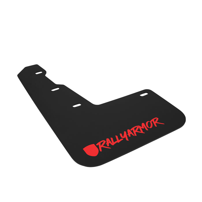 Rally Armor MF32-UR-BLK/RD-X 15-21 Subaru WRX/STI Black UR Mud Flap w/Red Altered Font Logo
