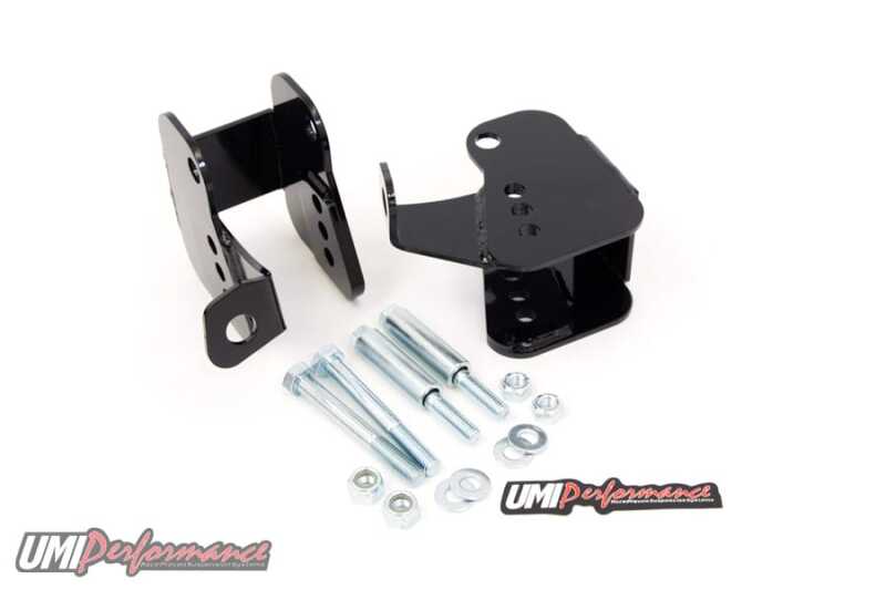 UMI Performance 2012-B 82-02 GM F-Body Lower Control Arm Relocation Brackets - Bolt-In
