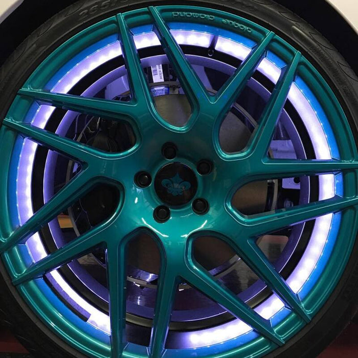 ORACLE Lighting 4228-001 Oracle LED Illuminated Wheel Rings - Double LED - White