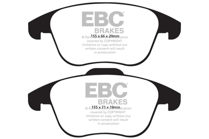 EBC DP21997 15-19 Audi Q3 2.0 Turbo Greenstuff Front Brake Pads
