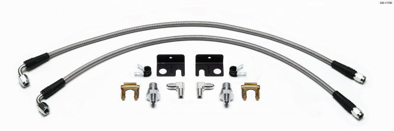 Wilwood 220-11790 Flexline Kit 01-Up Honda Fit