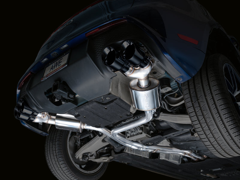 AWE Tuning 3015-43952 2022+ Porsche Macan 2.9TT Touring Edition Catback Exhaust w/ Diamond Black Tips