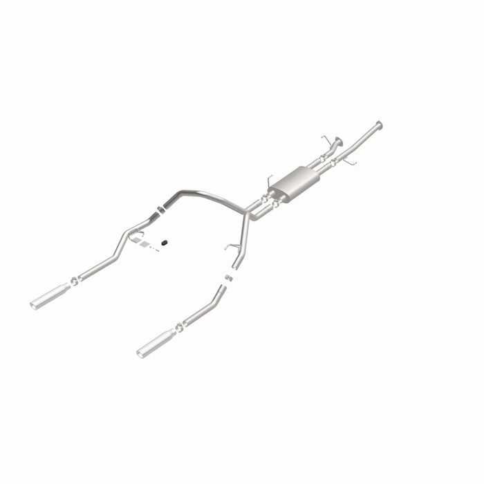 Magnaflow 15305 MagnaFlow 14 Toyota Tundra V8 4.6L/5.7L Stainless Cat Back Exhaust Dual Split Rear Exit