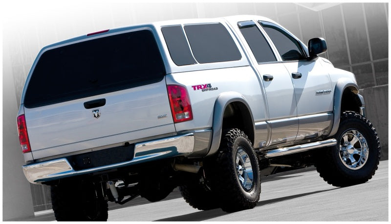 Bushwacker 50904-02 02-08 Dodge RAM 1500 Fleetside Extend-A-Fender Style Flares 4pc 78.0/96.0in Bed - Black