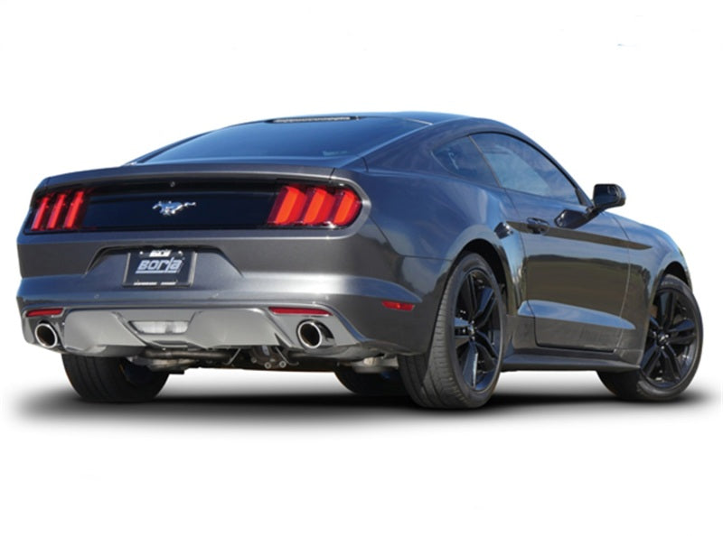 Borla 140588 ATAK Cat Back 15 Ford Mustang 3.7L V6 MT/AT 2.25in Pipe 4in Single Round Rolled Tips