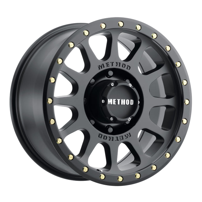 Method Wheels MR30529087518 Method MR305 NV 20x9 +18mm Offset 8x170 130.81mm CB Matte Black Wheel
