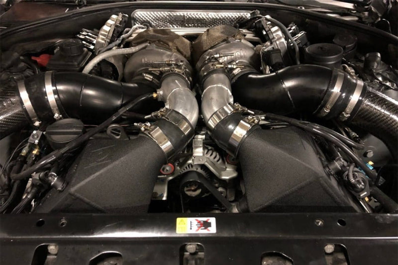 CSF 8109 12-16 BMW M5 (F10) / 12-18 BMW M6 (F06/F12/F13) Twin Charge-Air-Cooler Set - Crinkle Black
