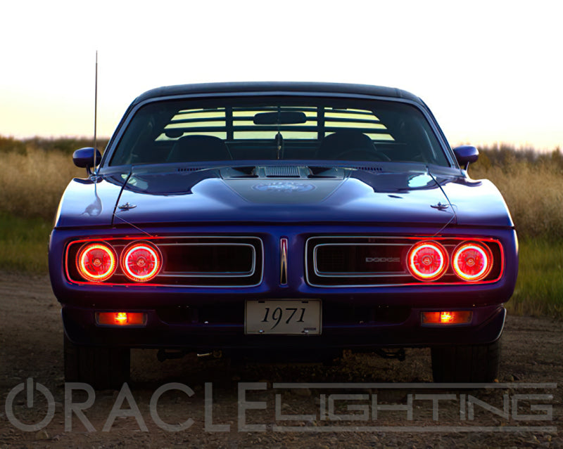 ORACLE Lighting 6904-003 Oracle Pre-Installed Lights 5.75 IN. Sealed Beam - Red Halo