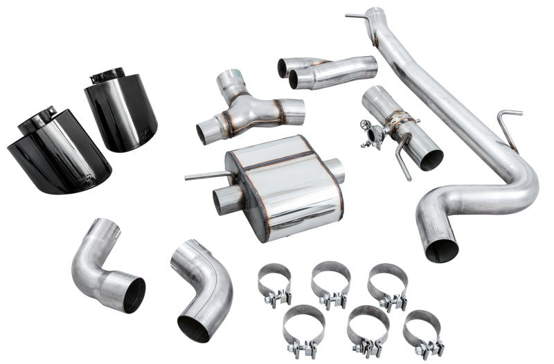 AWE Tuning 3025-33032 18-19 Audi TT RS 2.5L Turbo Coupe 8S/MK3 SwitchPath Exhaust w/Diamond Black RS-Style Tips