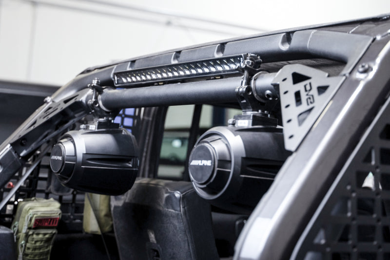 DV8 Offroad SBJL-01 18-23 Jeep Wrangler JL 4-Door Speaker/Light Bar Mount