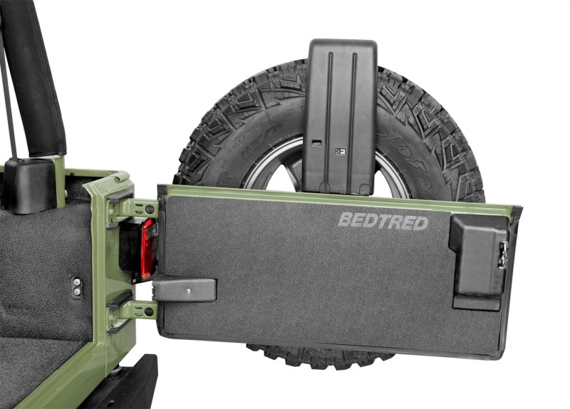 BedRug BTTJ97R 97-06 Jeep TJ Rear 4pc BedTred Cargo Kit (Incl Tailgate)