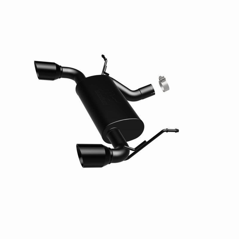 Magnaflow 15160 MagnaFlow 07-17 Jeep Wrangler JK 3.8/3.6L Dual Split Rear Exit Black Axle-Back Exhaust