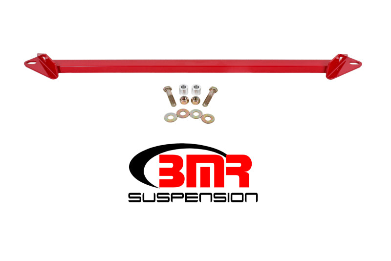 BMR Suspension CB007R BMR 15-17 S550 Mustang Front 2-Point Subframe Chassis Brace - Red